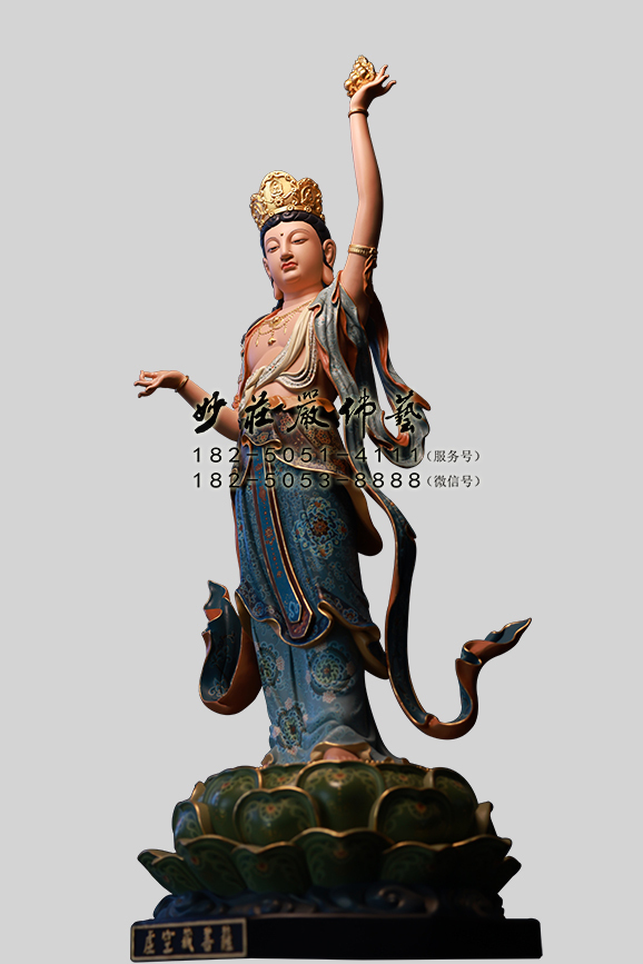 八大菩萨之虚空藏菩萨侧面照